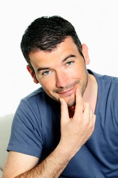 natural and relaxed looking young man