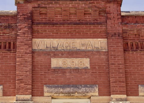 Old Brick Village Hall Facade