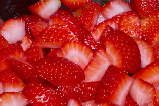 Fresh Cut Strawberries 2