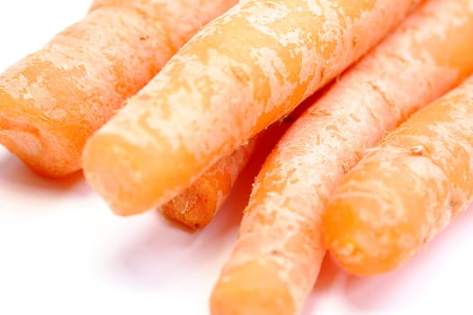 Carrots on White Background