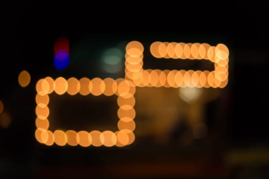 Abstract Bokeh blurred color light can use background