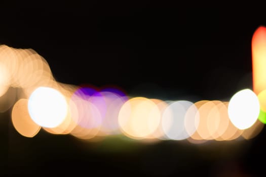 Abstract Bokeh blurred color light can use background