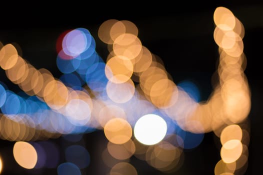 Abstract Bokeh blurred color light can use background