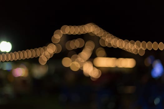 Abstract Bokeh blurred color light can use background