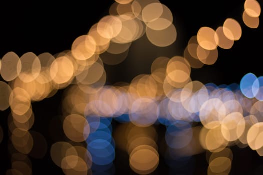 Abstract Bokeh blurred color light can use background