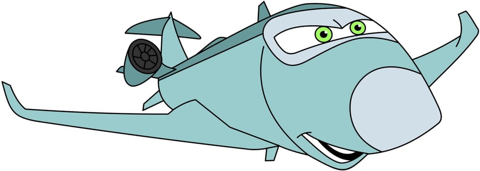cars siddely airplane illustration