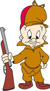 elmer fudd hunt illustration