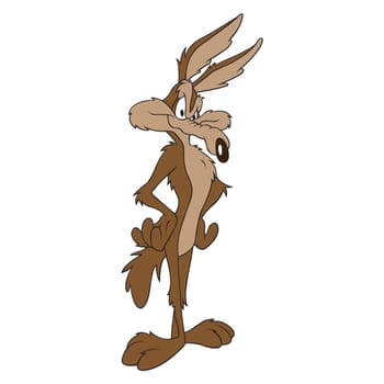 coyote illustration cartoon comedy