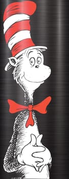 Cat in the Hat illustration metal
