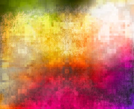 layer collage of abstract,analog painted and digitally processed color textures,different ebenmodi combined together