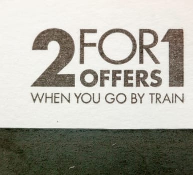 black and white bargain offer 2 for 1