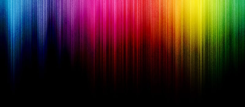 Modern rainbow colored background with glittering effects