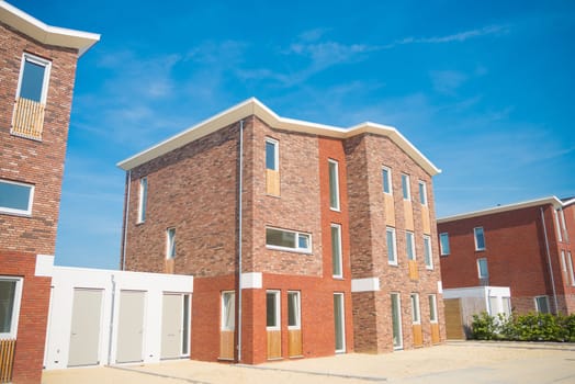several newly built homes in the netherlands