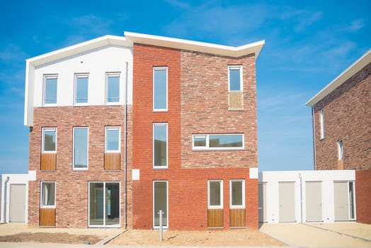 several newly built homes in the netherlands