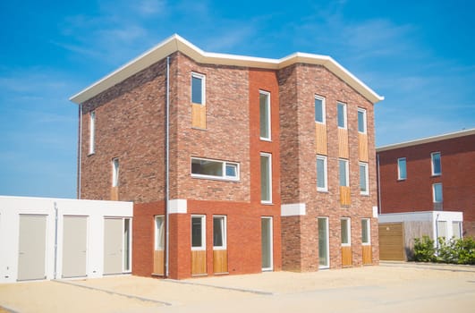 several newly built homes in the netherlands