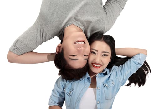Young couple in love. Valentine's day concept