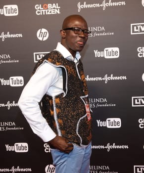 Dr. Soka Moses beim  Global Citizen Festival in der Barclaycard Arena, Hamburg, 06.07.2017.