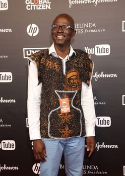 Dr. Soka Moses beim  Global Citizen Festival in der Barclaycard Arena, Hamburg, 06.07.2017.
