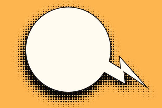 comic bubble halftones. Pop art retro vector illustration