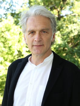 Actor Walter Sittler at a talk show on 04.07.2017 in Magdeburg