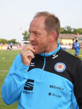 Head coach Torsten Lieberknecht (Eintracht Braunschweig) at the friendly match Eintracht Braunschweig against 1. FC Magdeburg on 05.07.2017 in Schöningen