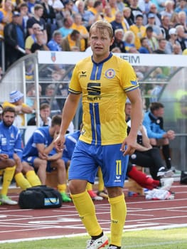 Jan Hochscheidt ( Eintracht Braunschweig) at the test match Eintracht Braunschweig against 1. FC Magdeburg on 05.07.2017 in Schöningen