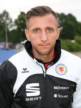 Goalkeeper Jasmin Fejzic ( Eintracht Braunschweig) at the friendly match Eintracht Braunschweig against 1. FC Magdeburg on 05.07.2017 in Schöningen