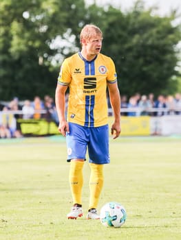 Jan Hochscheidt ( Eintracht Braunschweig) at the test match Eintracht Braunschweig against 1. FC Magdeburg on 05.07.2017 in Schöningen