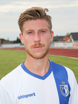 Philip Türpitz ( 1.FC Magdeburg) at the friendly match Eintracht Braunschweig against 1. FC Magdeburg on 05.07.2017 in Schöningen