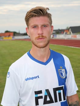 Philip Türpitz ( 1.FC Magdeburg) at the friendly match Eintracht Braunschweig against 1. FC Magdeburg on 05.07.2017 in Schöningen