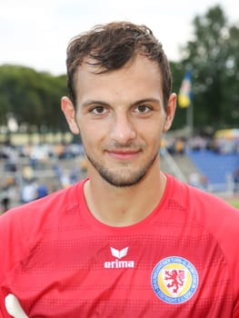 Goalkeeper Marcel Engelhardt ( Eintracht Braunschweig) at the friendly match Eintracht Braunschweig against 1. FC Magdeburg on 05.07.2017 in Schöningen