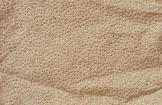 Recycled brown tissue paper texture background