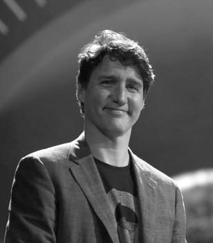 Canadian  Prime Minister Justin Trudeau beim  Global Citzen Festival 2017  in Hamburg -Barclacard Arena