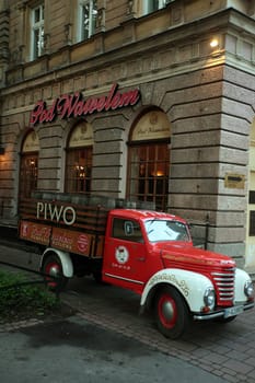A brewery and restaurant in the old town of Krakow in the south of Poland.