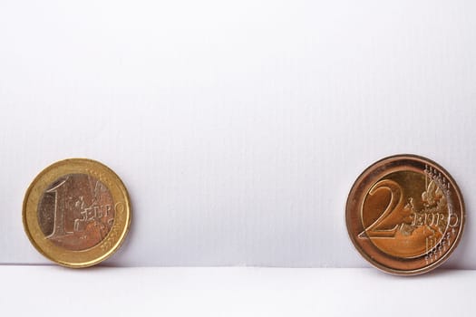 Euro money in reception