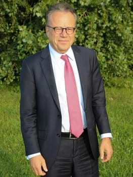 Frank Jürgen Weise,Commissioner of the Federal Ministry of the Interior,at a panel discussion on 13.07.2017 in Magdeburg