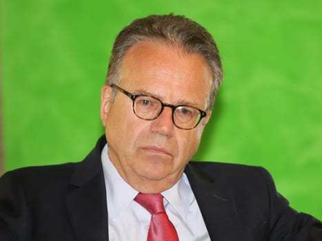 Frank Jürgen Weise,Commissioner of the Federal Ministry of the Interior,at a panel discussion on 13.07.2017 in Magdeburg
