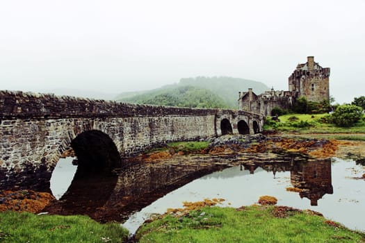 Eilean Donan Castle in Loch Duich in Scotland