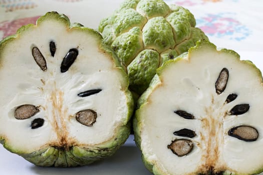 sugar apple fruit tropical round