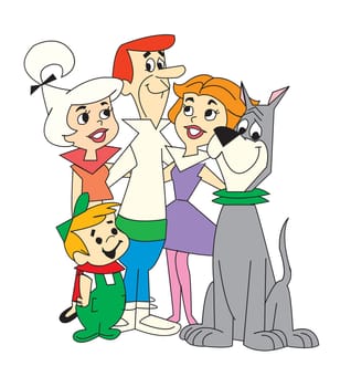 the jetsons cartoon illustration