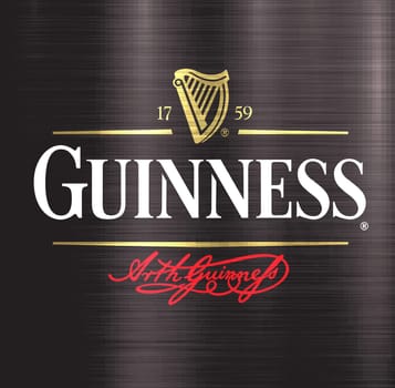 Guinness brewery beer metal design