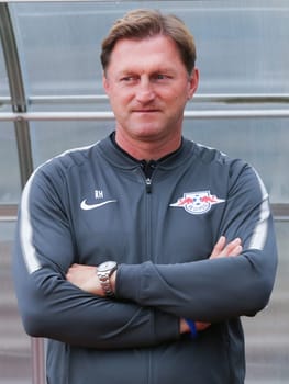 Head coach Ralph Hasenhüttl (RB Leipzig) at the friendly match SV Dessau 05 against RB Leipzig on 14.07.2017 in Dessau