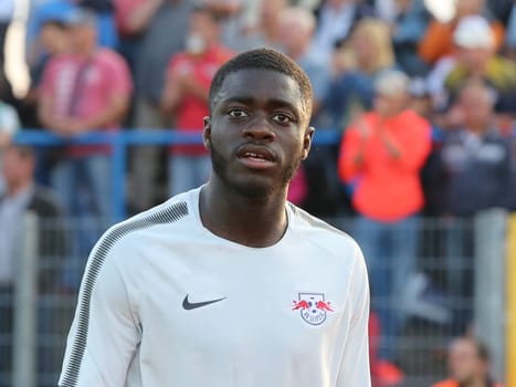 Dayot Upamecano (RB Leipzig) at the friendly match SV Dessau 05 against RB Leipzig on 14.07.2017 in Dessau