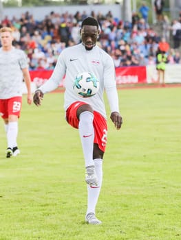 Jean-Kevin Augustin (RB Leipzig) at the friendly match SV Dessau 05 against RB Leipzig on 14.07.2017 in Dessau