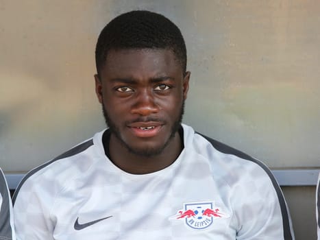 Dayot Upamecano ( RB Leipzig season) at the charity match ZFC Meuselwitz against RB Leipzig on 18.07.2017 in Meuselwitz