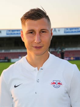 Willi Orban ( RB Leipzig) at the charity match ZFC Meuselwitz against RB Leipzig on 18.07.2017 in Meuselwitz