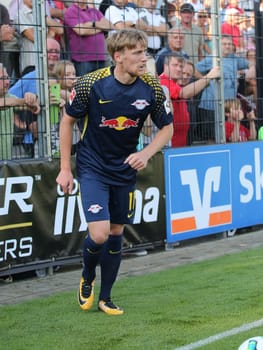 Emil Forsberg ( RB Leipzig) at the charity match ZFC Meuselwitz against RB Leipzig on 18.07.2017 in Meuselwitz