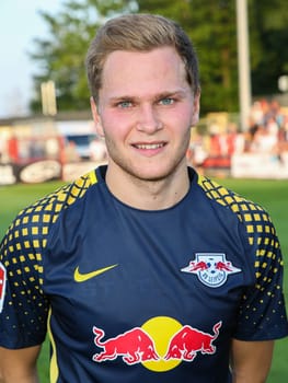 Benno Schmitz ( RB Leipzig) at the charity match ZFC Meuselwitz against RB Leipzig on 18.07.2017 in Meuselwitz