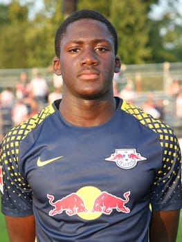 Ibrahima Konate ( RB Leipzig) at the charity match ZFC Meuselwitz against RB Leipzig on 18.07.2017 in Meuselwitz