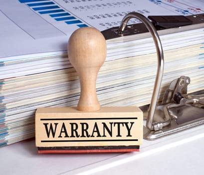 Warranty stamp in the Office